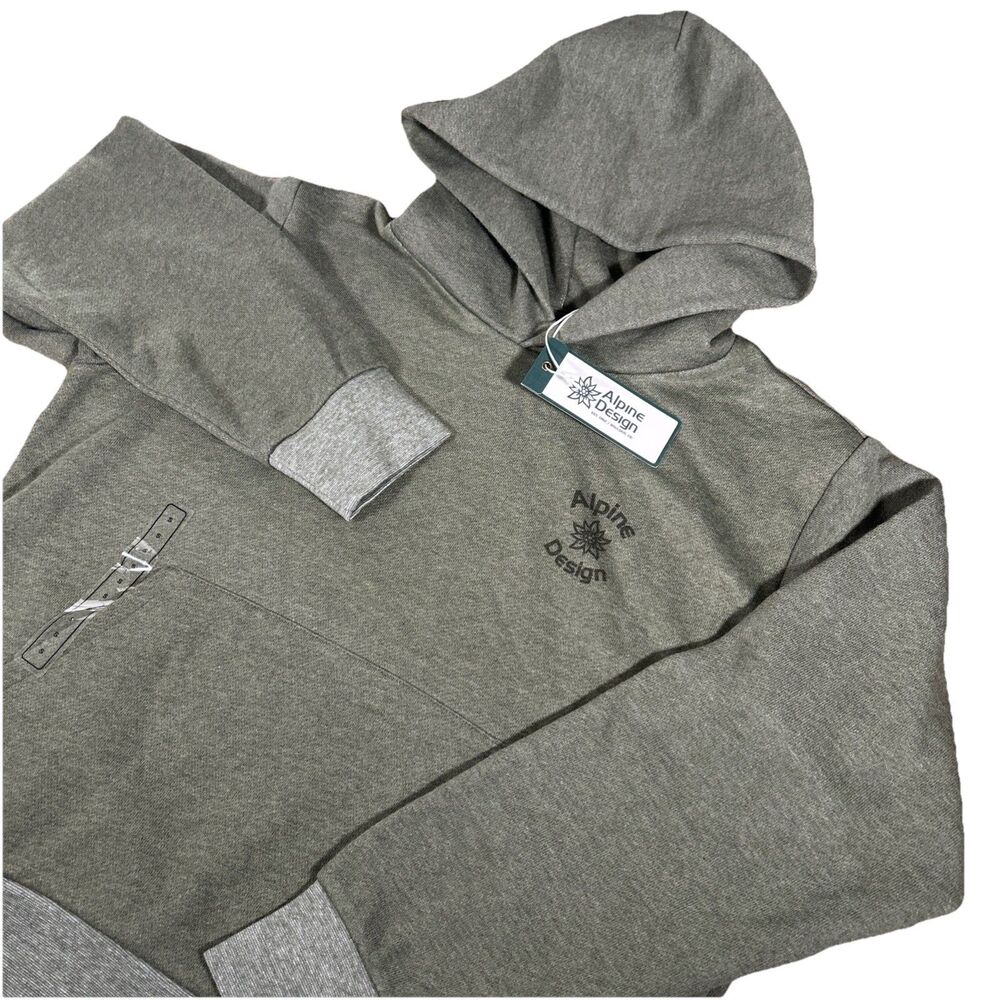 NWT Alpine Design Women’s S W AD Hike Hoodie Olive Haze Heather‎ Green